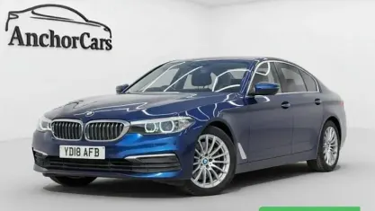 Used BMW 530 Comfort Edition 252 HP (185 kW) 2018 Blue Sedan