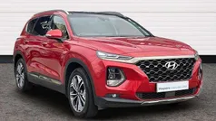 Orange Used 2019 Hyundai Santa Fe Premium SE SUV | £24,489 (Fair price)
