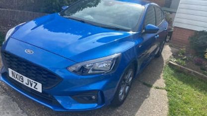 Używany Ford Focus ST-Line 125 KM (91 kW) 2019 Niebieski Hatchback