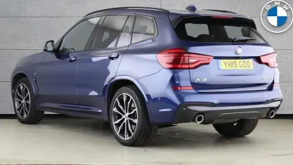 Begagnad BMW X3 M Sport 190 HK (139 kW) 2019 Blå SUV