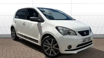 Used Seat Mii FR-Line 75 HP (55 kW) 2017 White Hatchback