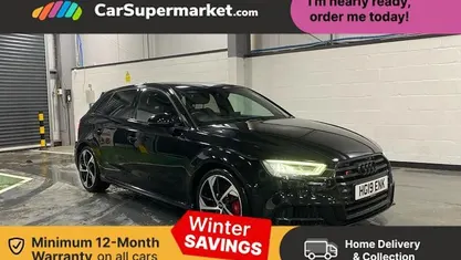 Black Used 2019 Audi S3 Sportback Black Edition Hatchback | £24,197 (Fair price)