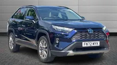 Obsidian blue Used 2022 Toyota RAV4 Hybrid SUV | £27,295 (Fair price)