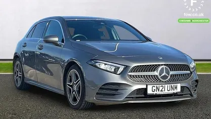 Used Mercedes A200 AMG line 163 HP (119 kW) 2020 Grey Hatchback