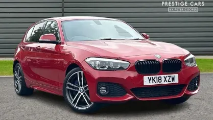 Used BMW 118 Efficient Dynamics 150 HP (110 kW) 2018 Red Hatchback