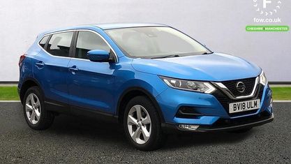 Begagnad Nissan Qashqai Acenta 116 HK (85 kW) 2018 Blå SUV