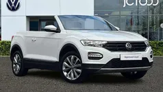 White Used 2021 VW T-Roc Cabriolet Design Cabriolet | £20,300 (Fair price)
