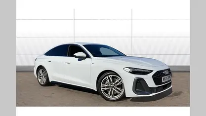 New Audi A5 S-Line 150 HP (110 kW) 2025 White Sedan