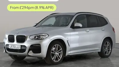 Used BMW X3 M Sport 190 HP (139 kW) 2020 Silver SUV