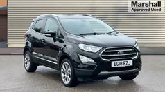 Black Used 2018 Ford Ecosport Titanium SUV | £9,104 (Fair price)