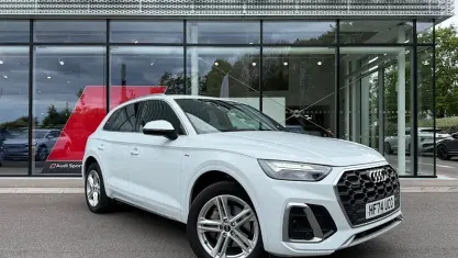 Used Audi Q5 S-Line 204 HP (150 kW) 2024 White SUV