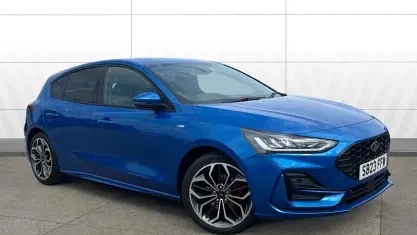 Used Ford Focus ST-Line X 125 HP (91 kW) 2023 Blue Hatchback