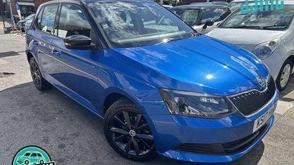 Begagnad Skoda Fabia Colour Edition 90 HK (66 kW) 2017 Blå Halvkombi