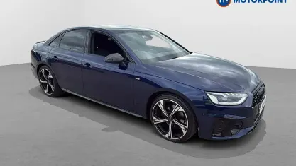 Used Audi A4 Black Edition 150 HP (110 kW) 2024 Blue Sedan