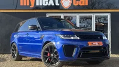 Blue Used 2019 Land Rover Range Rover Sport SVR SUV | £48,995 (Fair price)