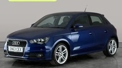 Used Audi A1 Sportback S-Line 86 HP (63 kW) 2014 Blue Hatchback