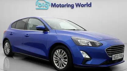 Used Ford Focus Titanium 125 HP (91 kW) 2020 Blue Hatchback