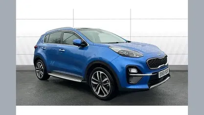 Used Kia Sportage 136 HP (100 kW) 2019 Blue SUV