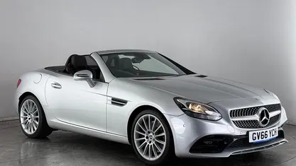 Silver Used 2017 Mercedes SLC200 AMG line Cabriolet | £12,550 (Fair price)