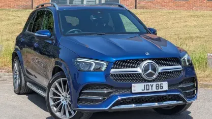 Used Mercedes GLE300 AMG line 245 HP (180 kW) 2021 Blue Estate