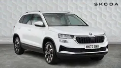 Moon white metallic Used 2022 Skoda Karoq SE L SUV | £19,710 (Fair price)