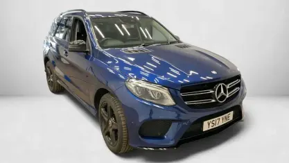 Used Mercedes GLE250 AMG line 204 HP (150 kW) 2017 Blue SUV