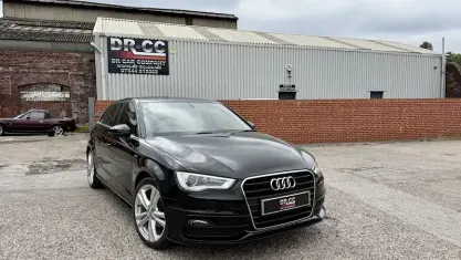 Used Audi A3 Sportback S-Line 125 HP (91 kW) 2015 Black Hatchback