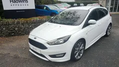 White Used 2018 Ford Focus ST-Line Hatchback | £9,995 (Fair price)