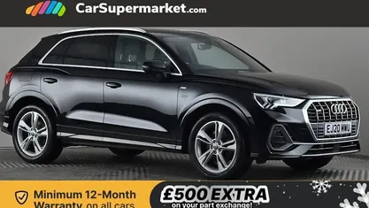 Black Used 2020 Audi Q3 S-Line SUV | £20,997 (Fair price)