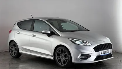 Used Ford Fiesta ST-Line 125 HP (91 kW) 2021 Silver Hatchback