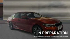 Sunset orange metallic Used 2021 BMW 330e M Sport Sedan | £21,512 (Fair price)