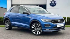 Blue Used 2021 VW T-Roc R-line SUV | £20,490 (Fair price)