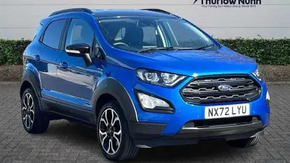 Used Ford Ecosport Active 125 HP (91 kW) 2022 Desert island blue SUV