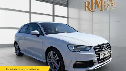 Used Audi A3 Sportback S-Line 184 HP (135 kW) 2014 White Hatchback