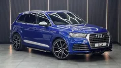 Blue Used 2017 Audi SQ7 Design SUV | £31,433 (Fair price)
