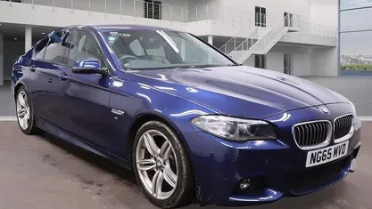Used BMW 520 M Sport 190 HP (139 kW) 2015 Blue Sedan