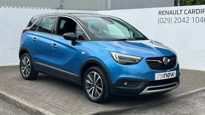 Used Vauxhall Crossland X Elite 110 HP (80 kW) 2020 Blue SUV