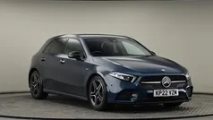 Denim blue Used 2022 Mercedes A200 AMG line Hatchback | £19,150 (Fair price)