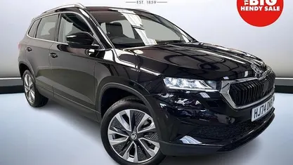 Black magic pearl effect Used 2024 Skoda Karoq SE L SUV | £25,499 (Fair price)
