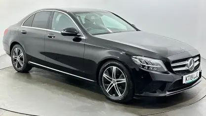 Used Mercedes C220 194 HP (142 kW) 2019 Black Sedan