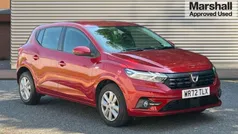Red Used 2022 Dacia Sandero Comfort Hatchback | £10,542 (Good price)