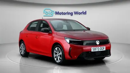 Used Vauxhall Corsa Design Edition 75 HP (55 kW) 2023 Red Hatchback