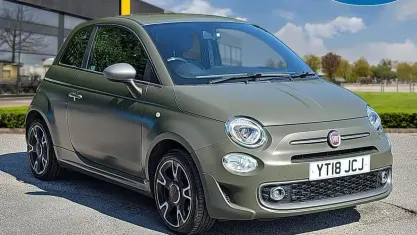 Used Fiat 500 S 69 HP (50 kW) 2018 Green Hatchback