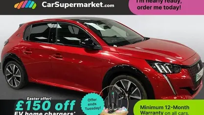 Used Peugeot e-208 Premium 100 kW (136 HP) 2022 Red Hatchback