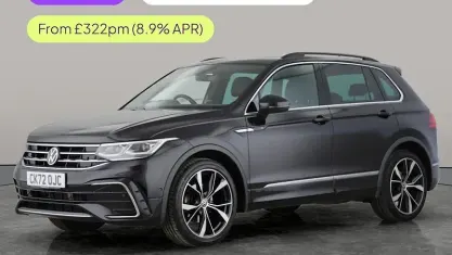 Used VW Tiguan R-line 150 HP (110 kW) 2022 Black SUV