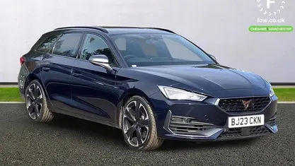 Used Cupra Leon VZ2 310 HP (228 kW) 2023 Blue Estate