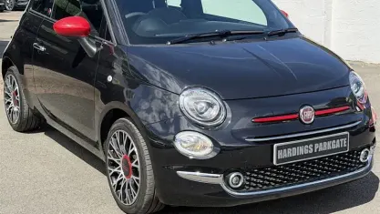 Used Fiat 500 Red 69 HP (50 kW) 2022 Crossover black with red detail Hatchback