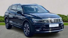 Black Used 2021 VW Tiguan Allspace R-line SUV | £27,330 (Fair price)