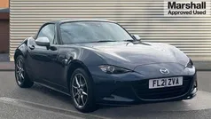 Blue Used 2021 Mazda MX5 Inclusive Cabriolet | £21,153 (Fair price)