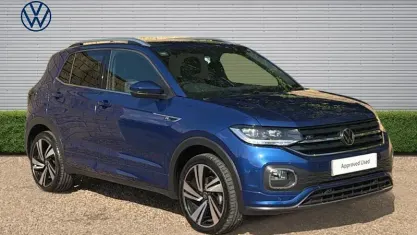 Usado VW T-Cross R-line 110 HP (80 kW) 2023 Azul SUV